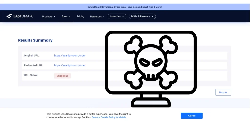 yeahiptv.com exploits users with crypto-only payments